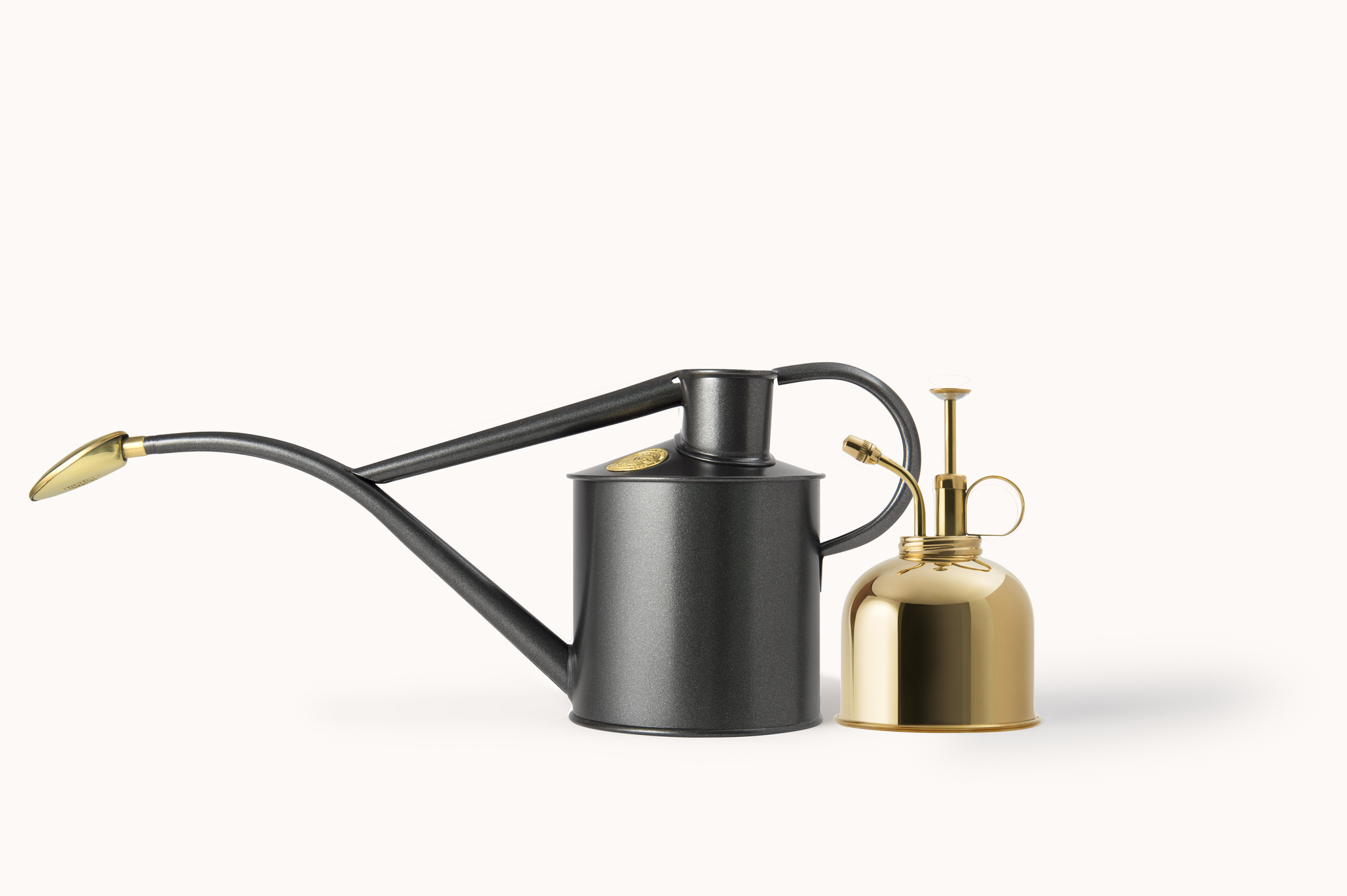 The Rowley Ripple - Houseplant Set - Graphite & Brass - Two Pint