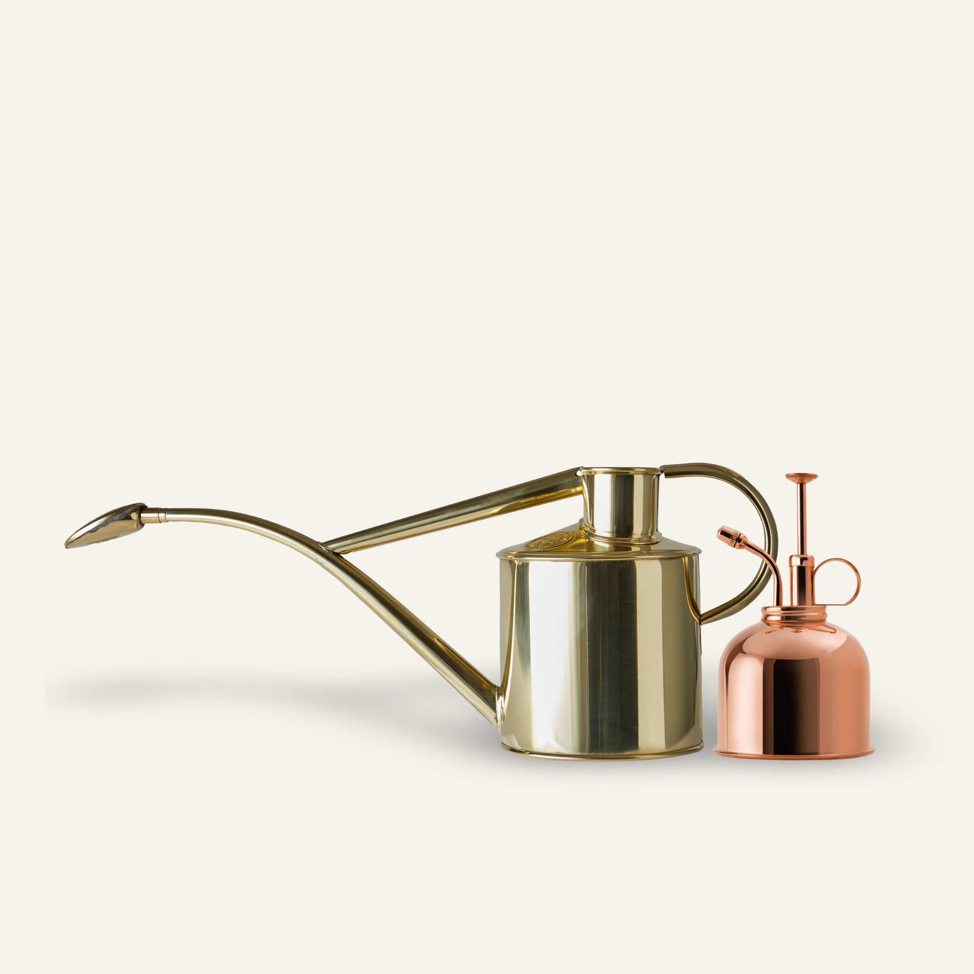 Rowley Ripple Houseplant Set Brass & Two Pint