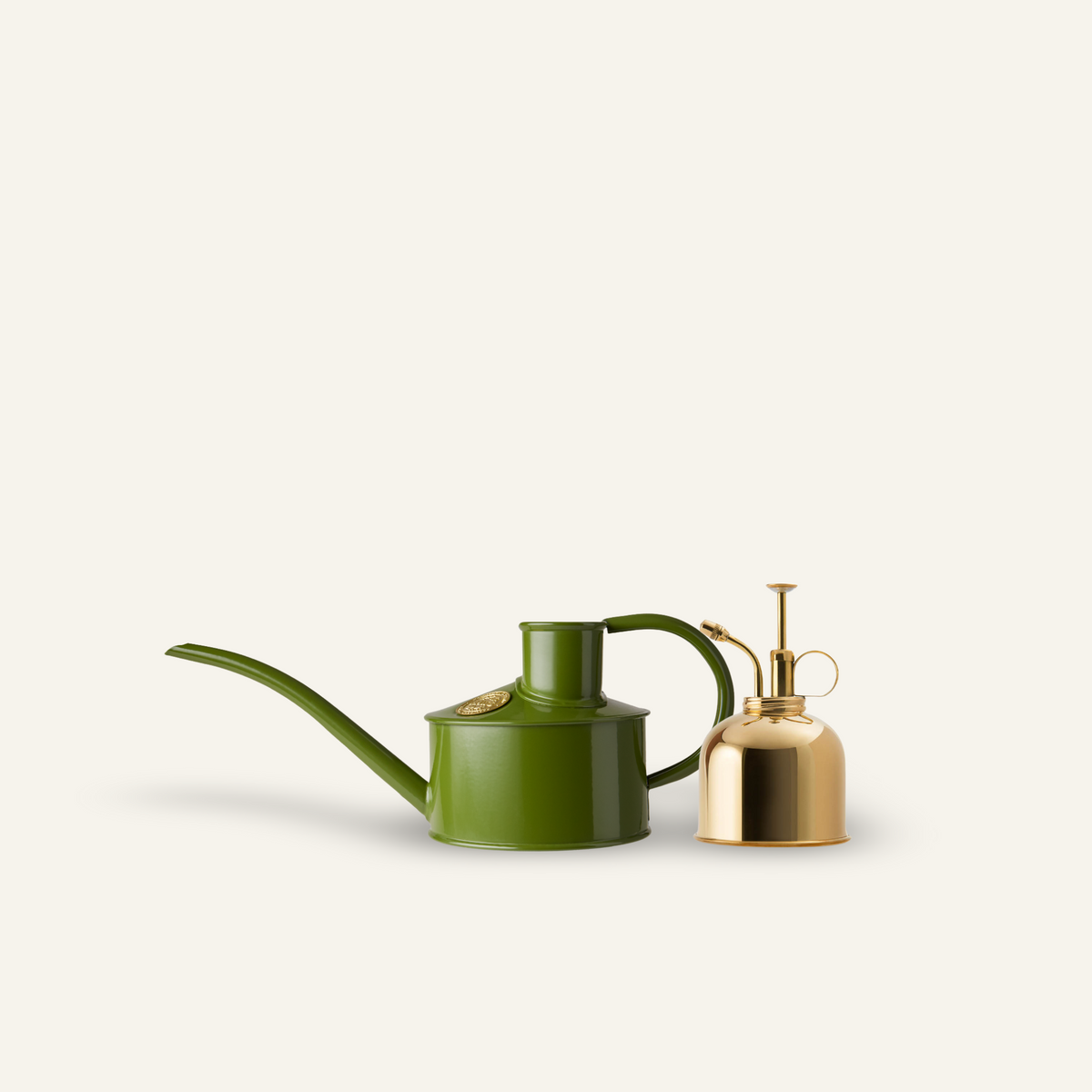 Fazeley Flow Houseplant Set Fern & Brass One Pint