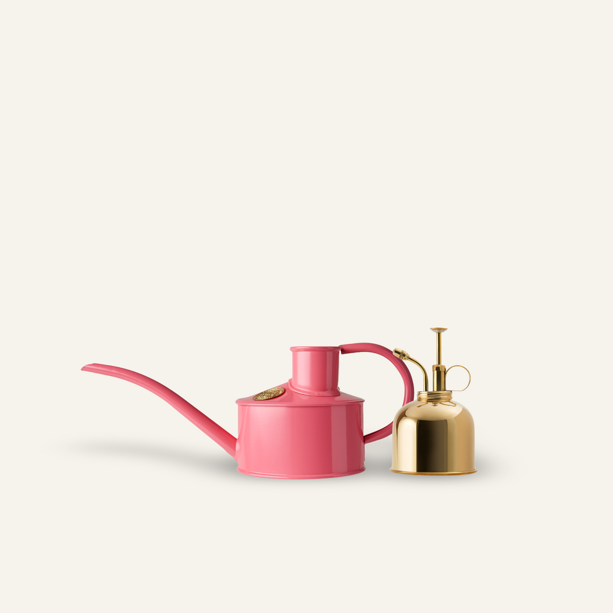 Fazeley Flow Houseplant Set Peppercorn & Brass One Pint