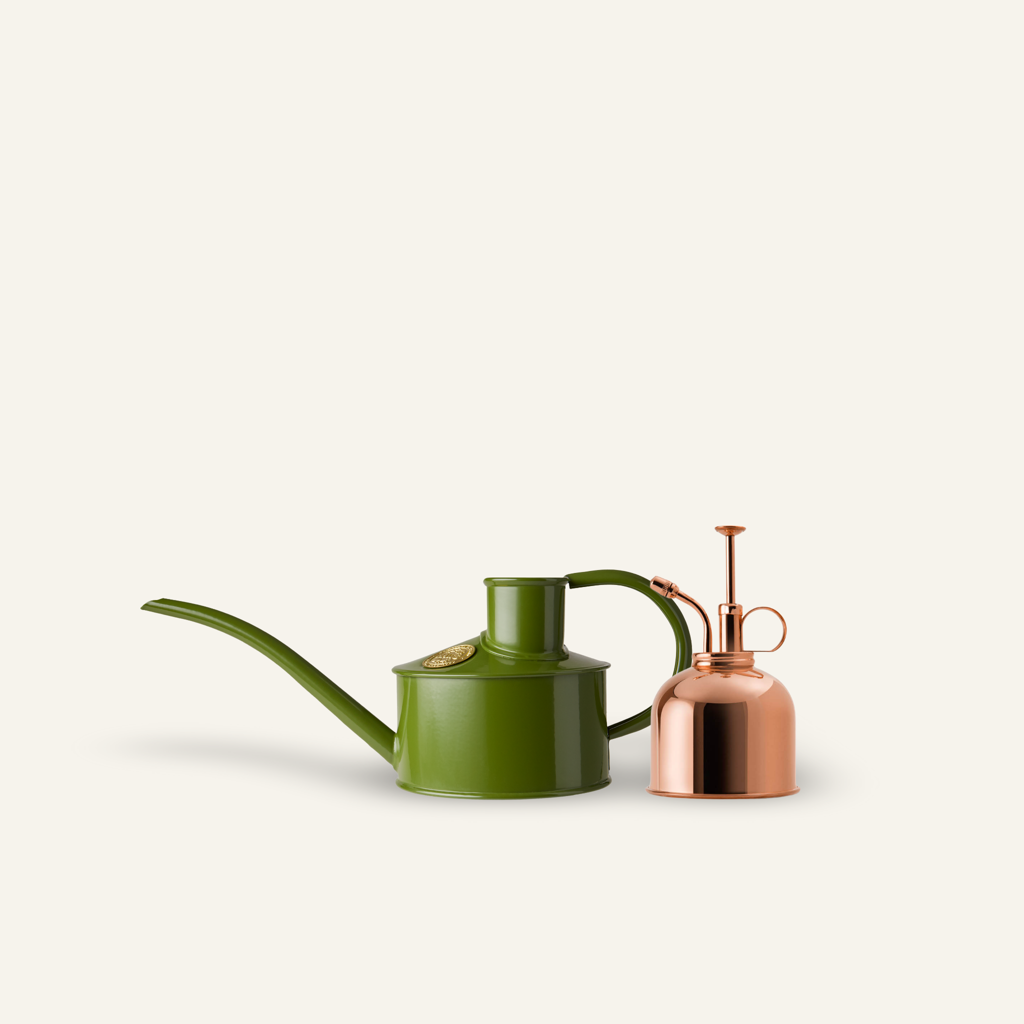 The Fazeley Flow - Houseplant Set - Fern Green & Copper - One Pint