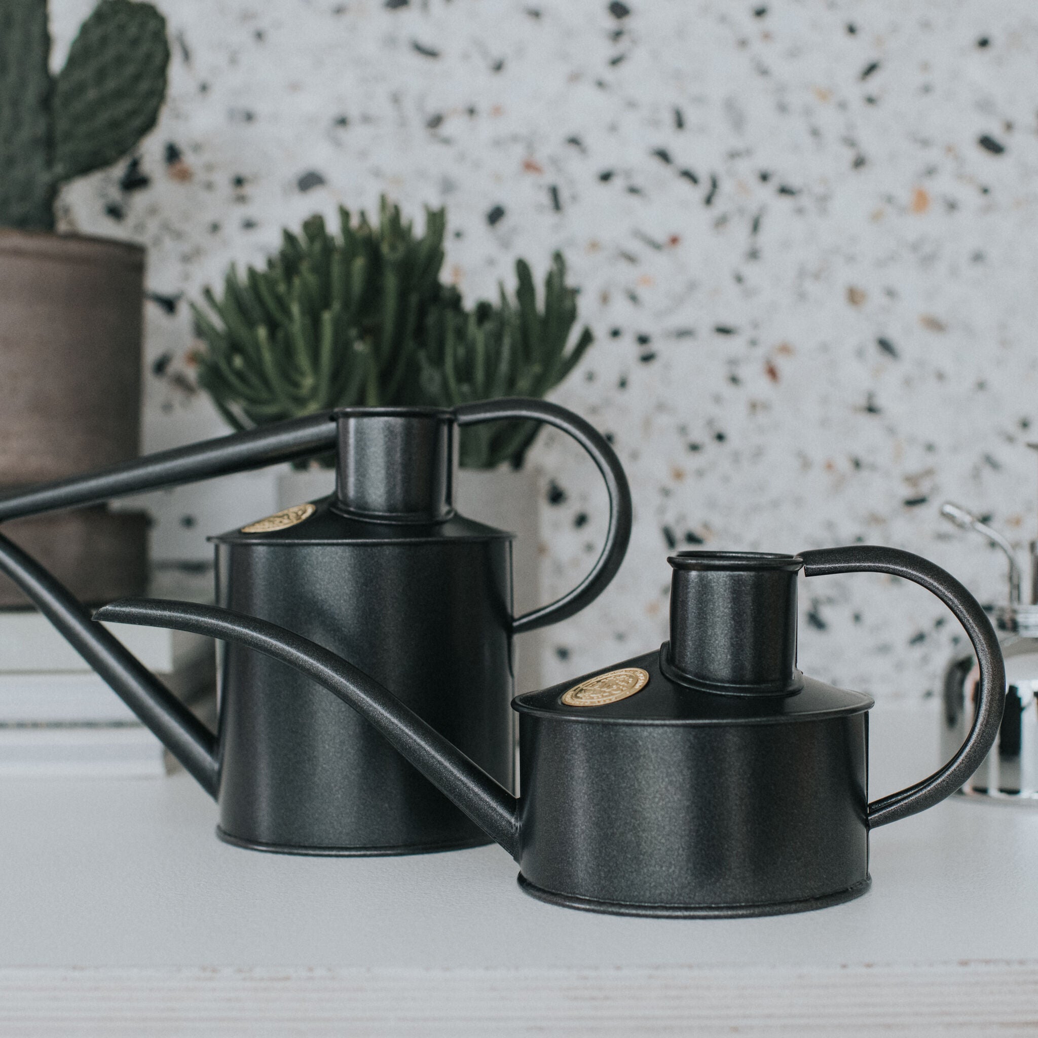 The Fazeley Flow - Houseplant Set - Graphite & Copper - One Pint