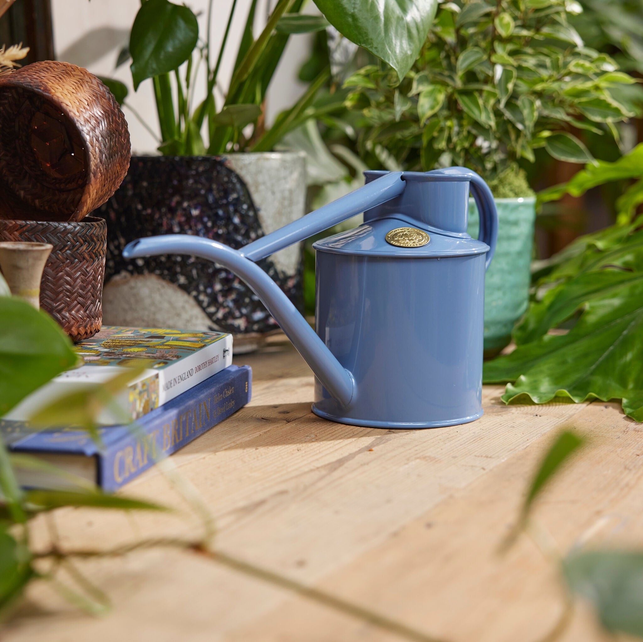 The Fazeley Flow - Houseplant Set - Bluebell Meadow & Brass - Two Pint