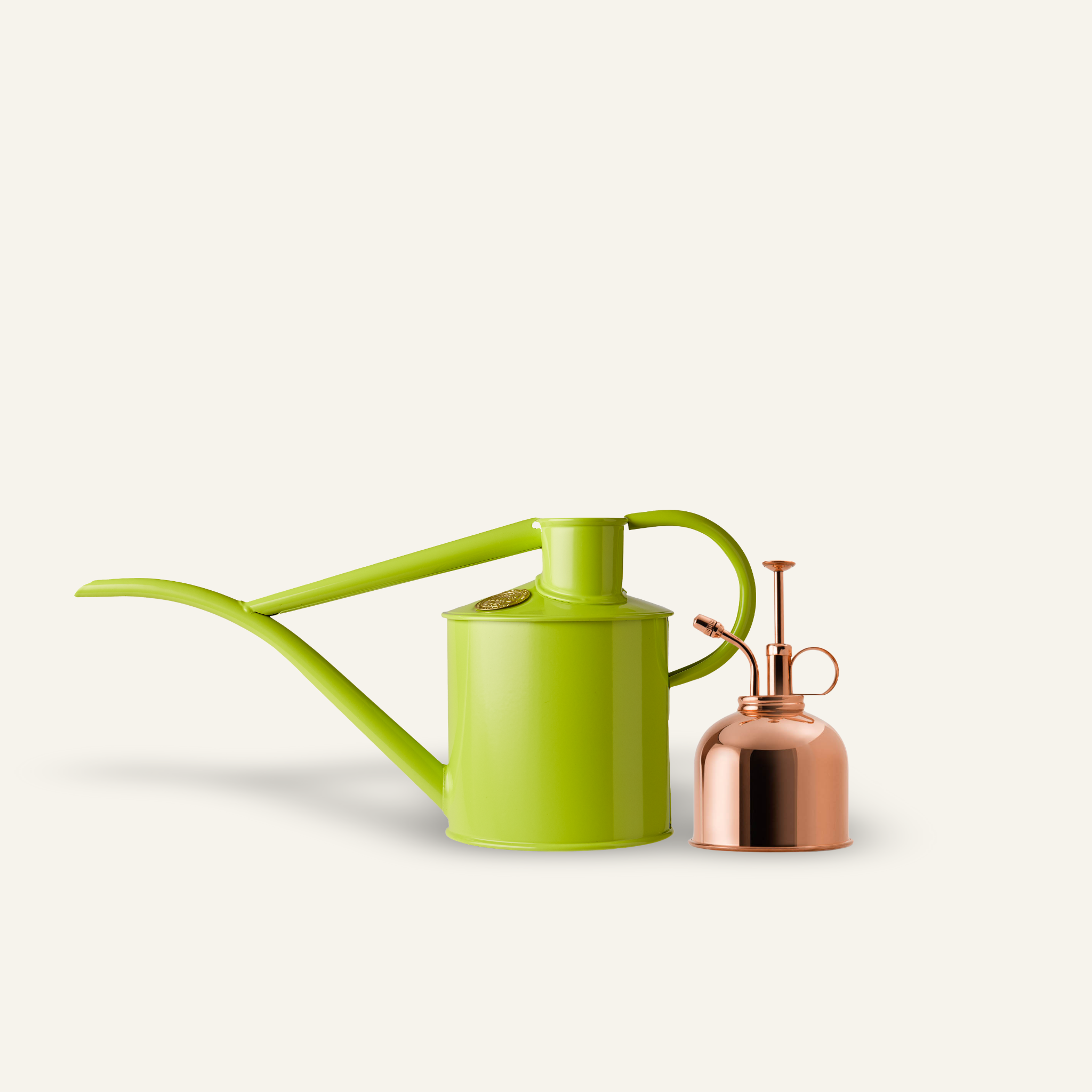 The Fazeley Flow - Houseplant Set - Apple Green & Copper - Two Pint