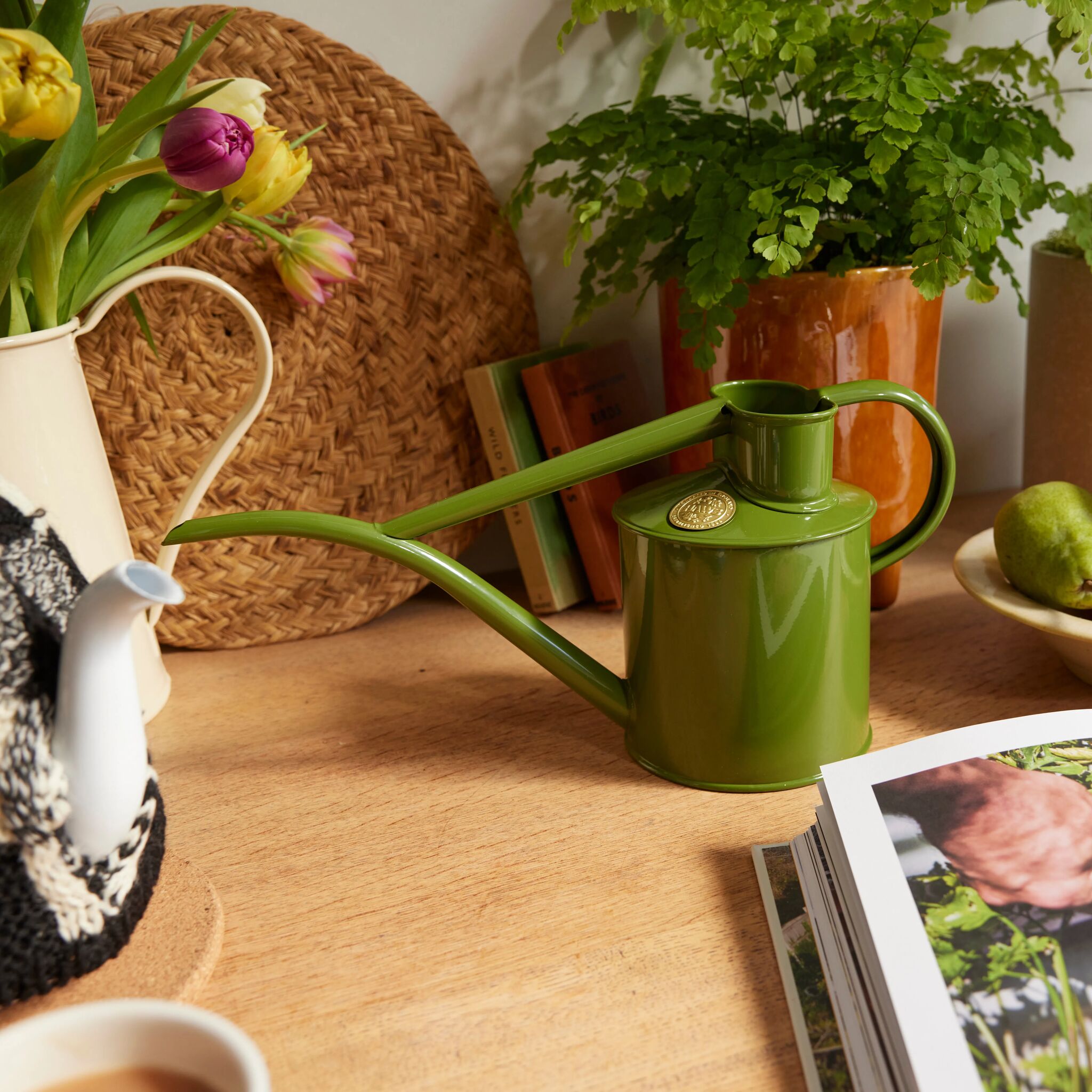 The Fazeley Flow - Houseplant Set - Fern Green & Copper - Two Pint