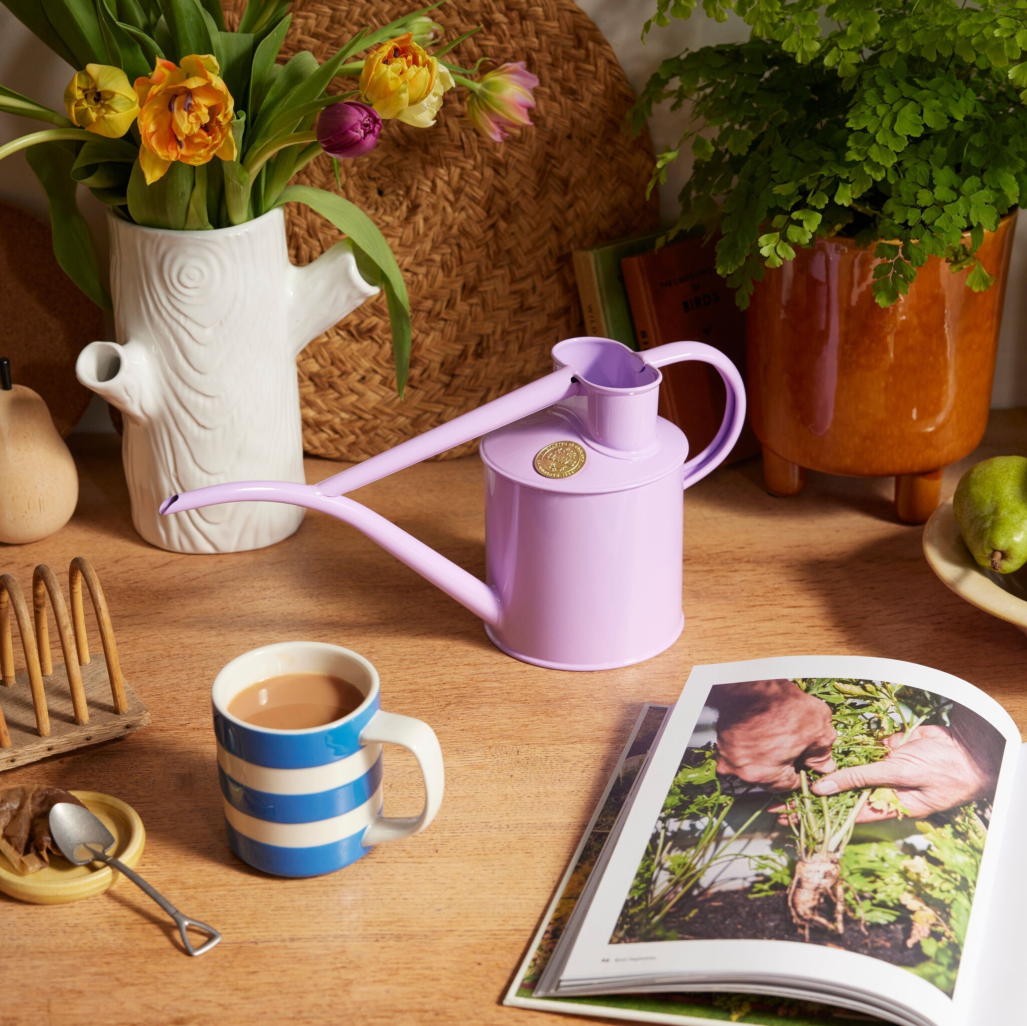 The Fazeley Flow - Houseplant Set - Misty Lilac & Copper - Two Pint