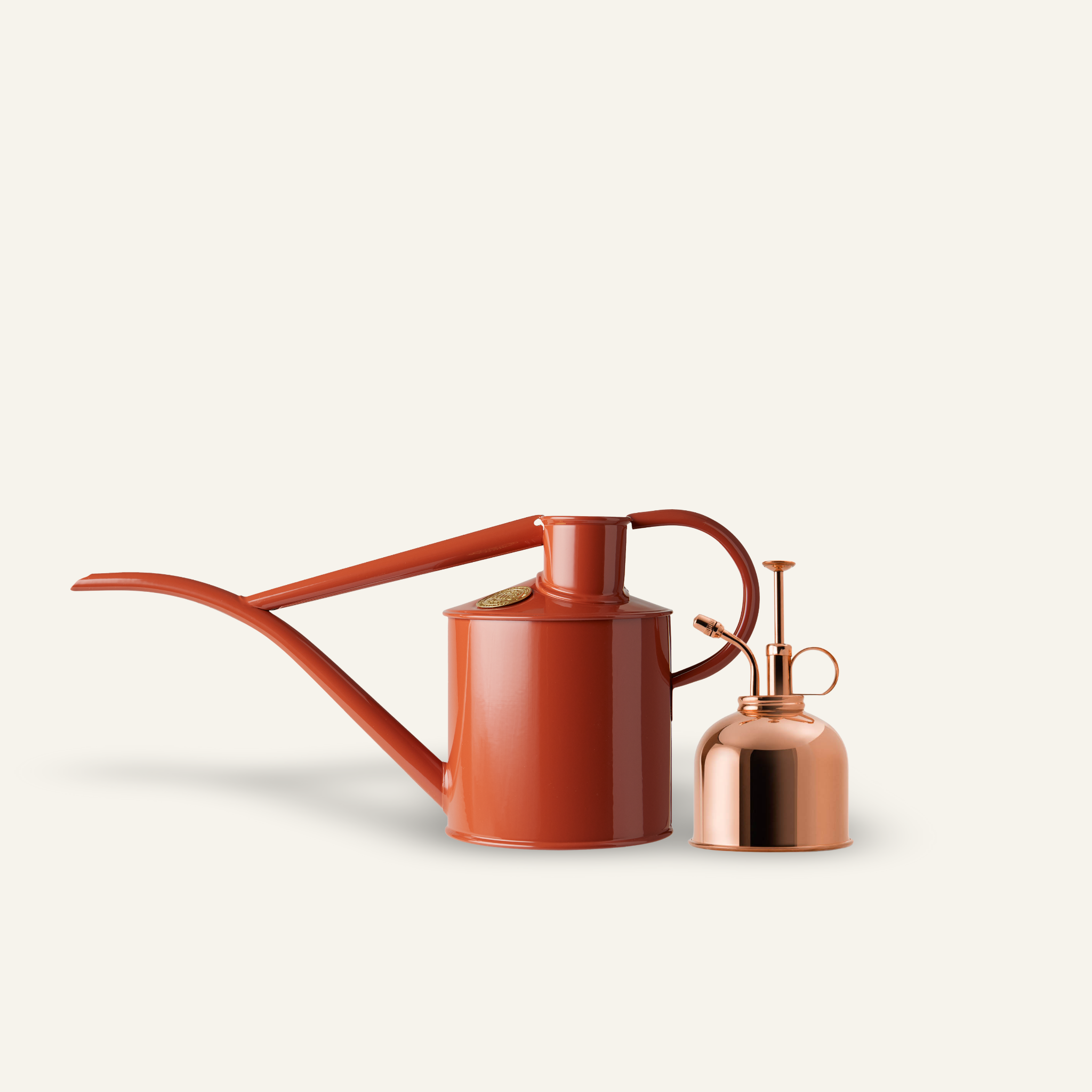 The Fazeley Flow - Houseplant Set - Terracotta Orange & Copper - Two Pint