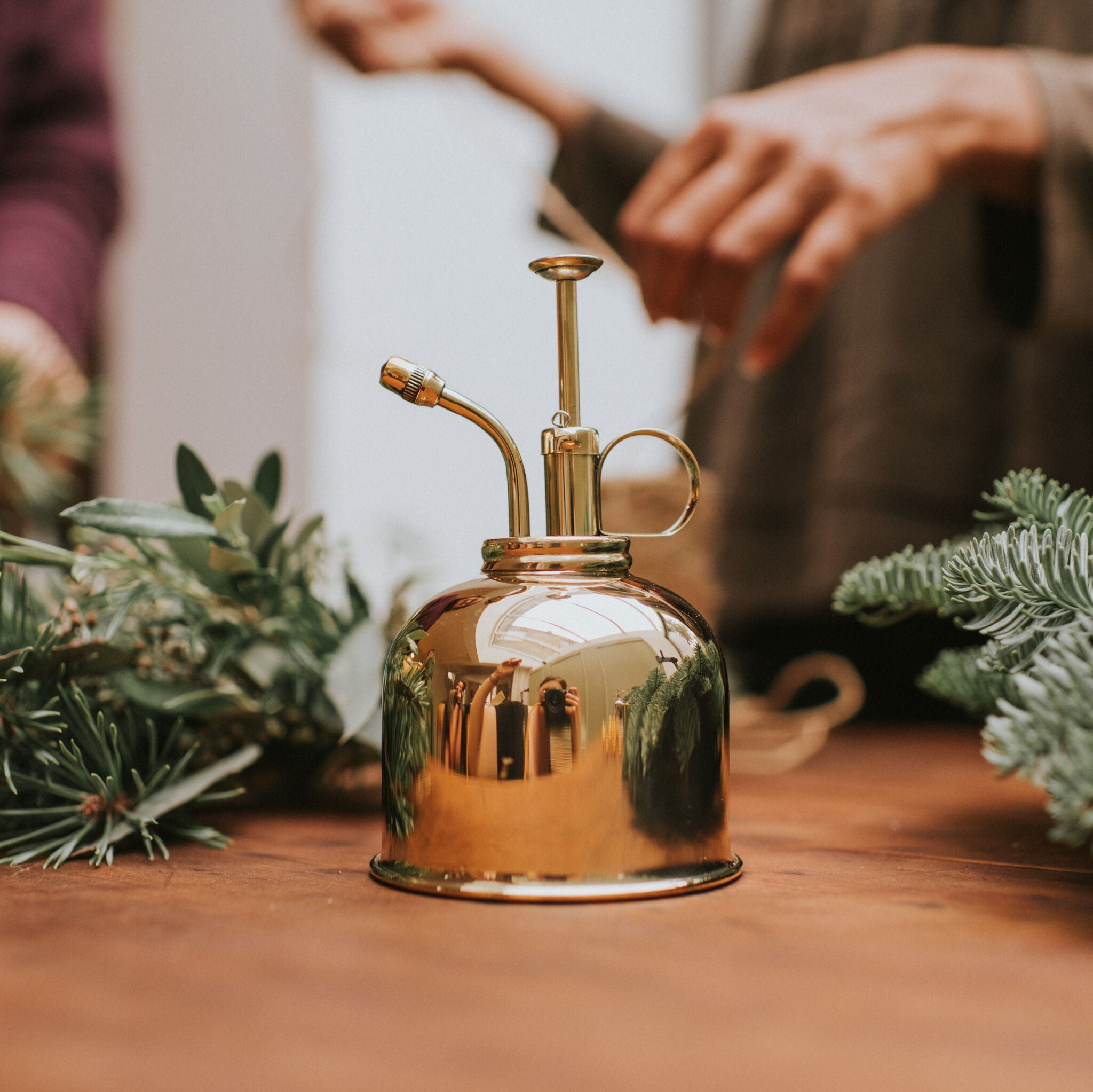 The Fazeley Flow - Houseplant Set - Copper & Brass - Two Pint