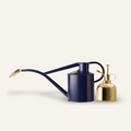 The Rowley Ripple - Houseplant Set - British Navy Blue & Brass - Two Pint