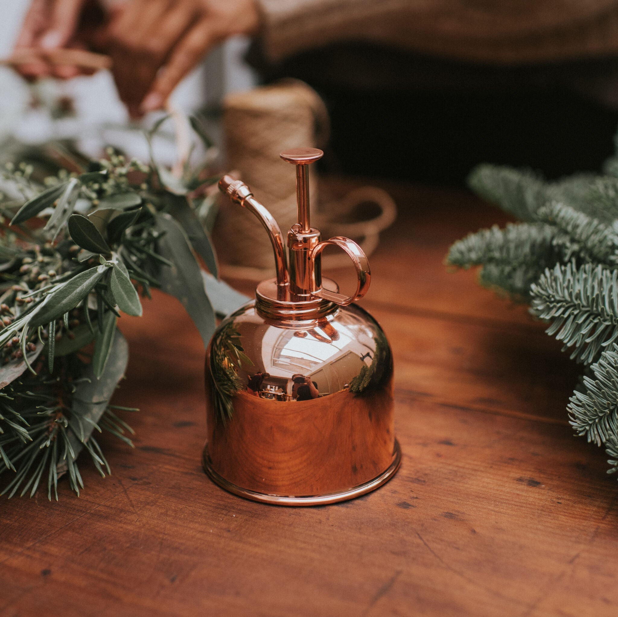The Rowley Ripple - Houseplant Set - Green & Copper - Two Pint