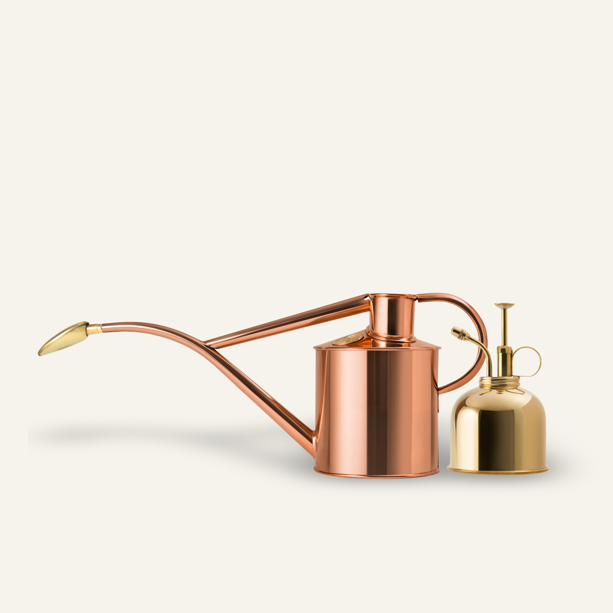 The Rowley Ripple - Houseplant Set - Copper & Brass - Two Pint
