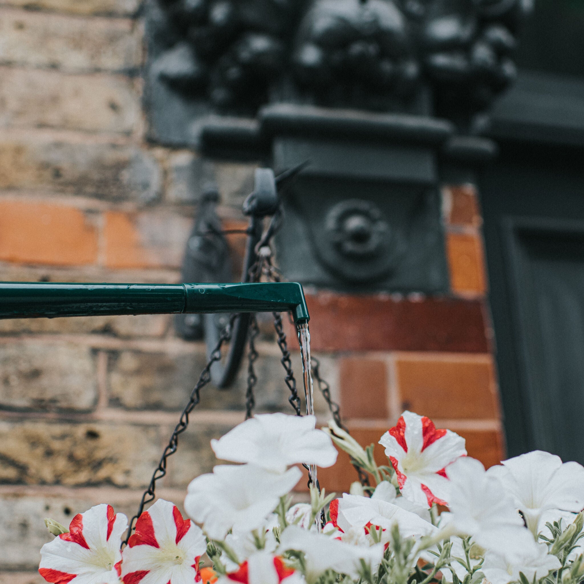 Plastic Downspout - Green