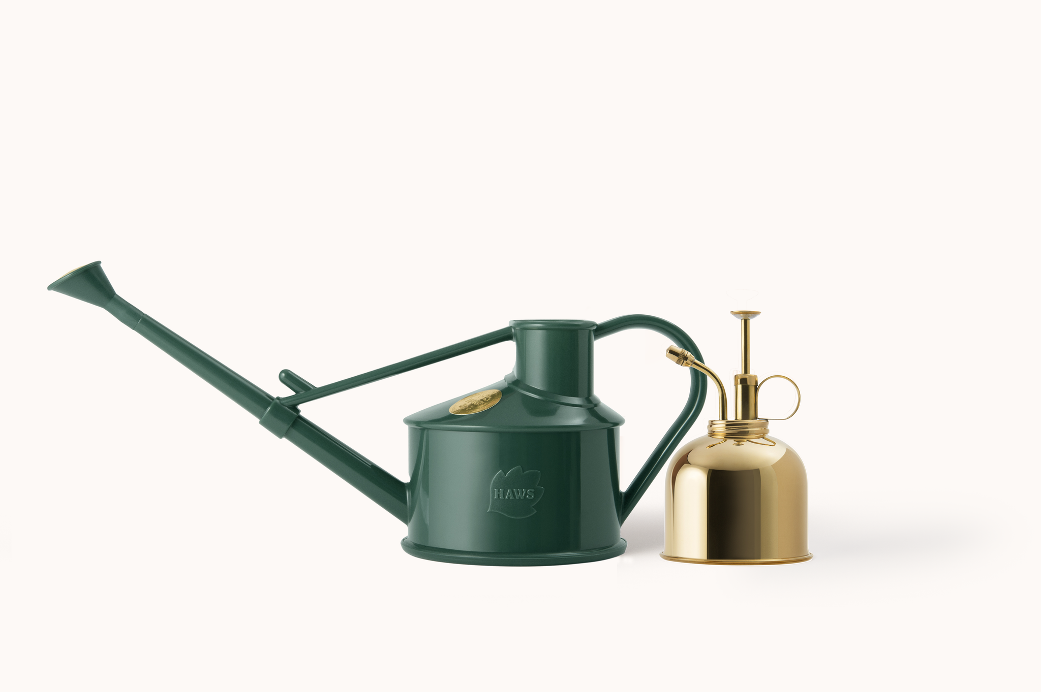 The Langley Sprinkler - Houseplant Set - Green & Brass